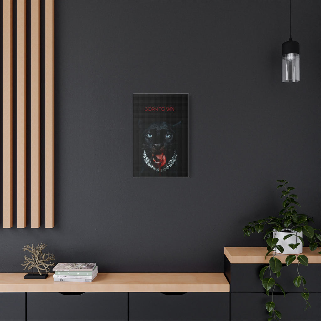 Born to Win - Black Panther Canvas